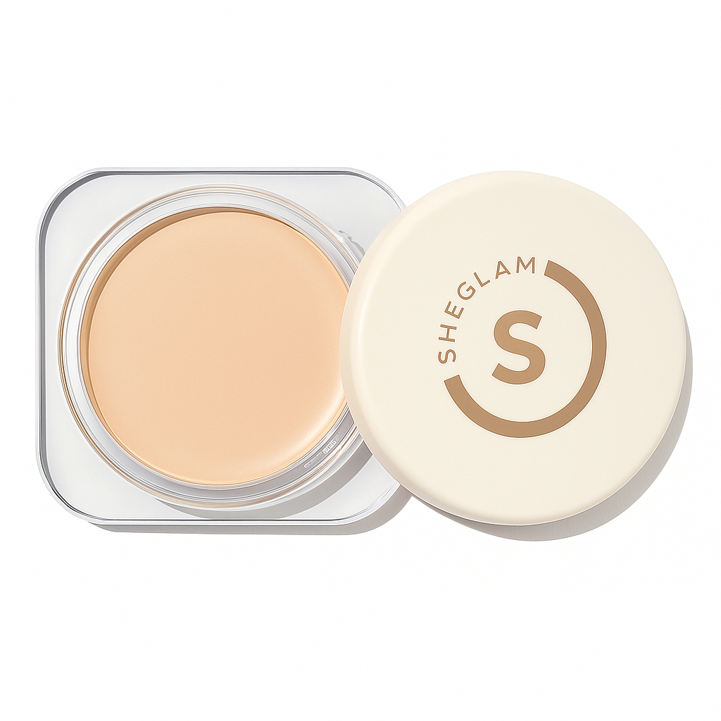 SHEGLAM Full Coverage Foundation Balm – Porcelain compact packaging