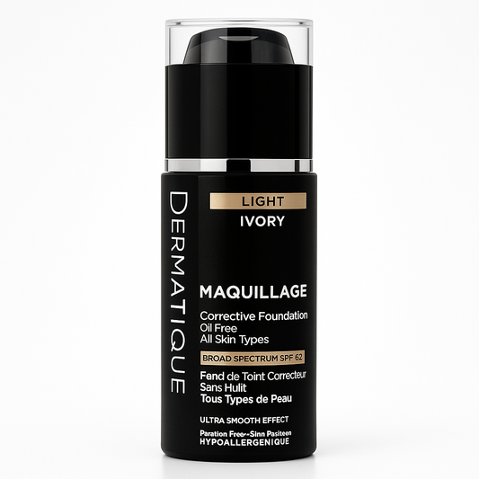 Dermatique Maquillage Corrective Foundation SPF 30 (Light) – Full Coverage & Skin Correcting Makeup Packaging