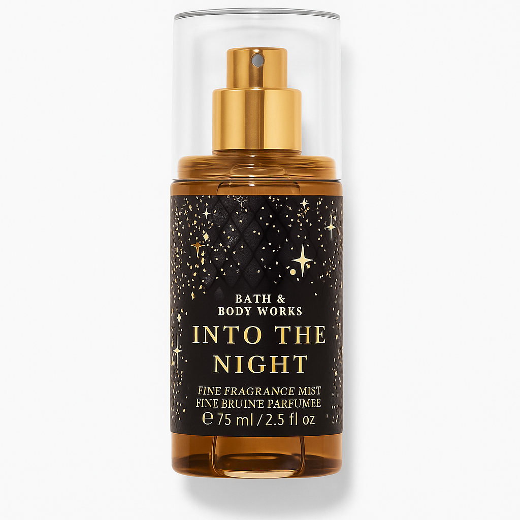 Bath & Body Works Into The Night Fine Fragrance Mist Travel Size – 75ml Packaging