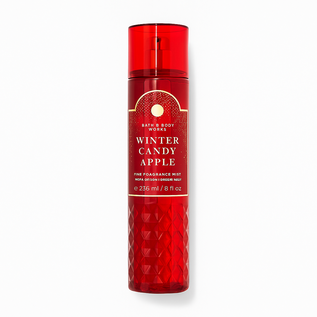 Bath & Body Works Winter Candy Apple Fine Fragrance Mist – 236ml Packaging

