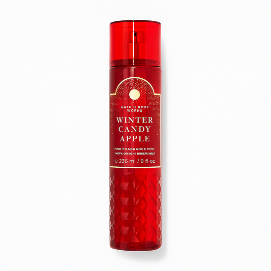 Bath & Body Works Winter Candy Apple Fine Fragrance Mist – 236ml Packaging

