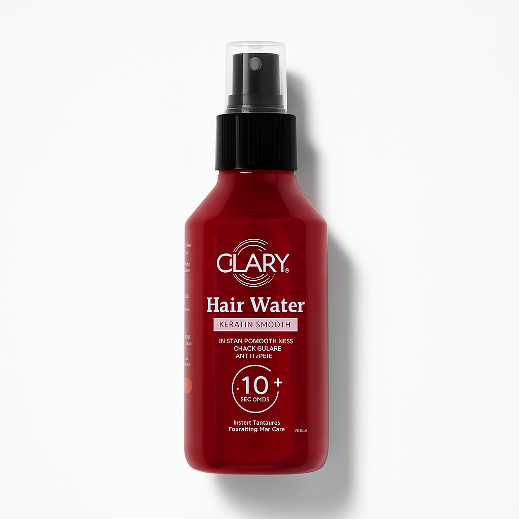 "Clary Hair Water – Lightweight hair mist for hydration, frizz control, and daily refreshment"