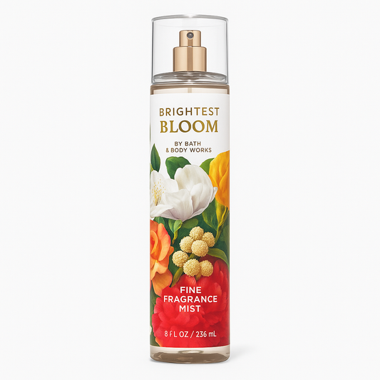 Bath & Body Works Brightest Bloom Fine Fragrance Mist – 236ml Packaging