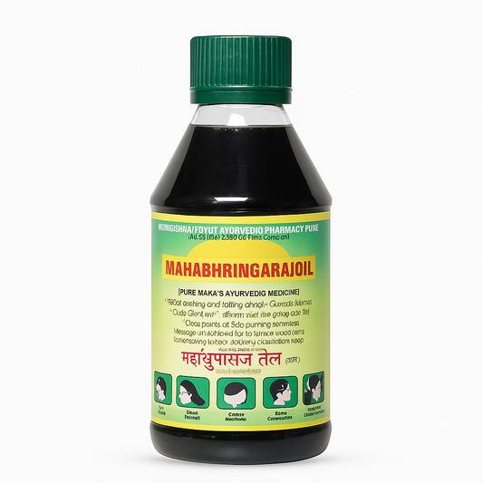 Mahabhringraj Ayurvedic Hair Oil – Ultimate Hair Revival Therapy Packaging