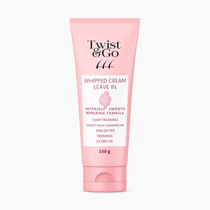 Twist & Go Whipped Cream Leave-In Conditioner – 250g Packaging