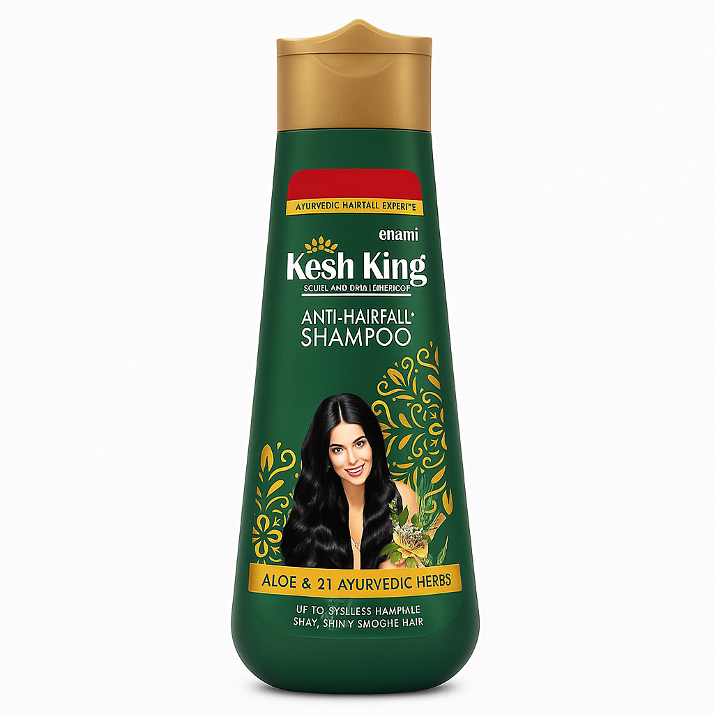 Kesh King Anti Hairfall Shampoo with Aloe & 21 Herbs - 340ML Packaging