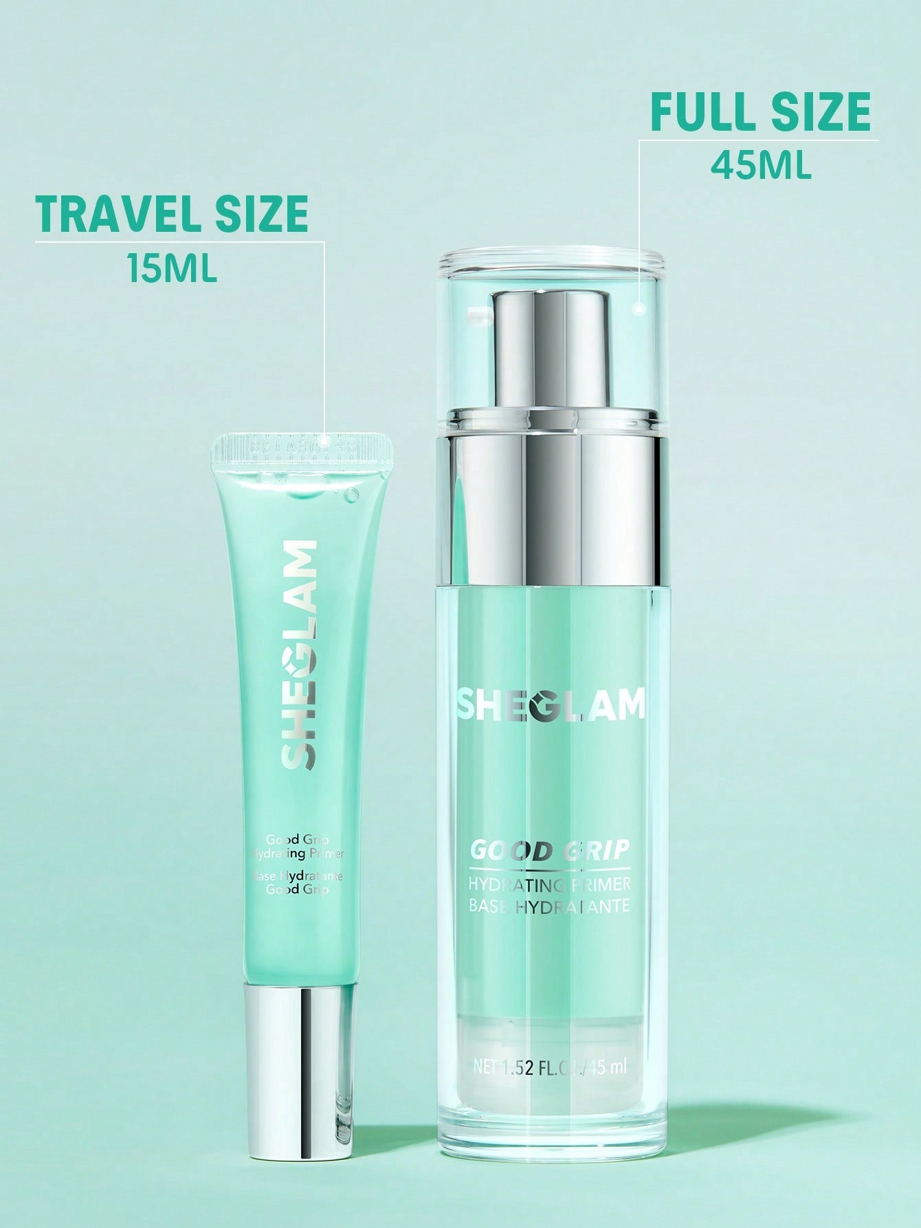 SHEGLAM Good Grip Hydrating Primer bottle packaging