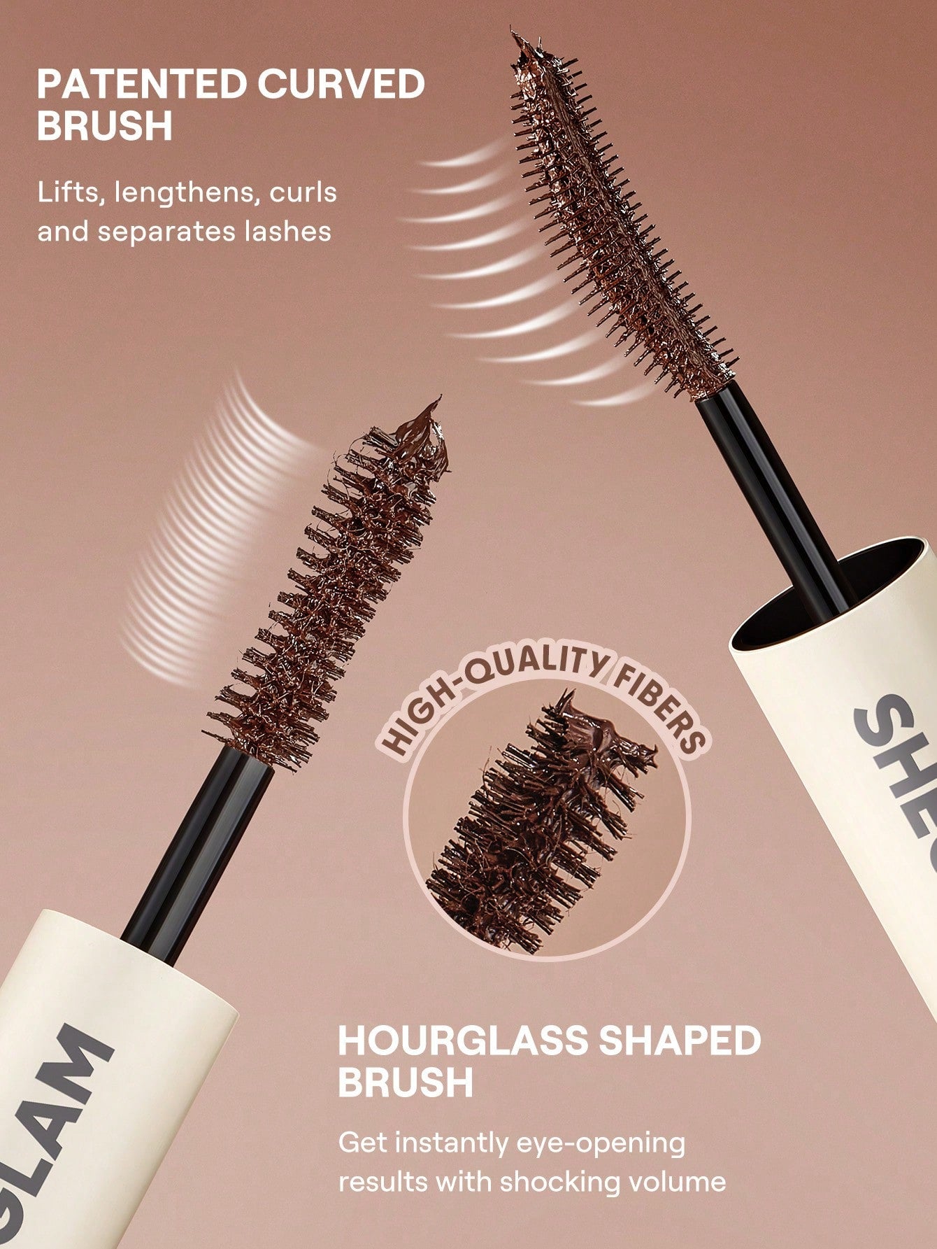 SHEGLAM All-In-One Volume & Length Mascara – Waterproof Macchiato tube packaging
