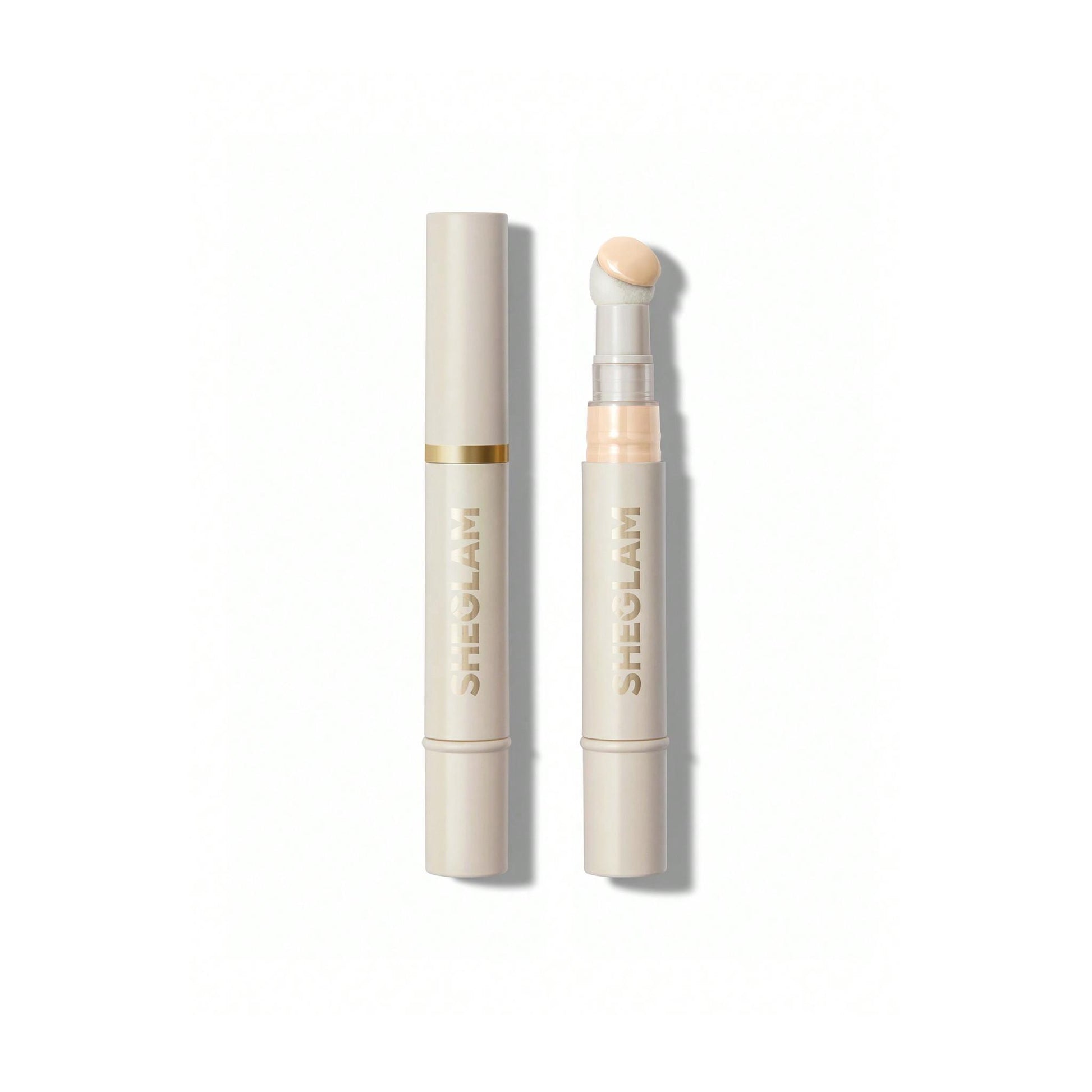 SHEGLAM Complexion Boost Concealer – Linen tube and applicator packaging