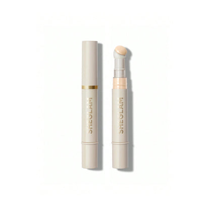 SHEGLAM Complexion Boost Concealer – Linen tube and applicator packaging
