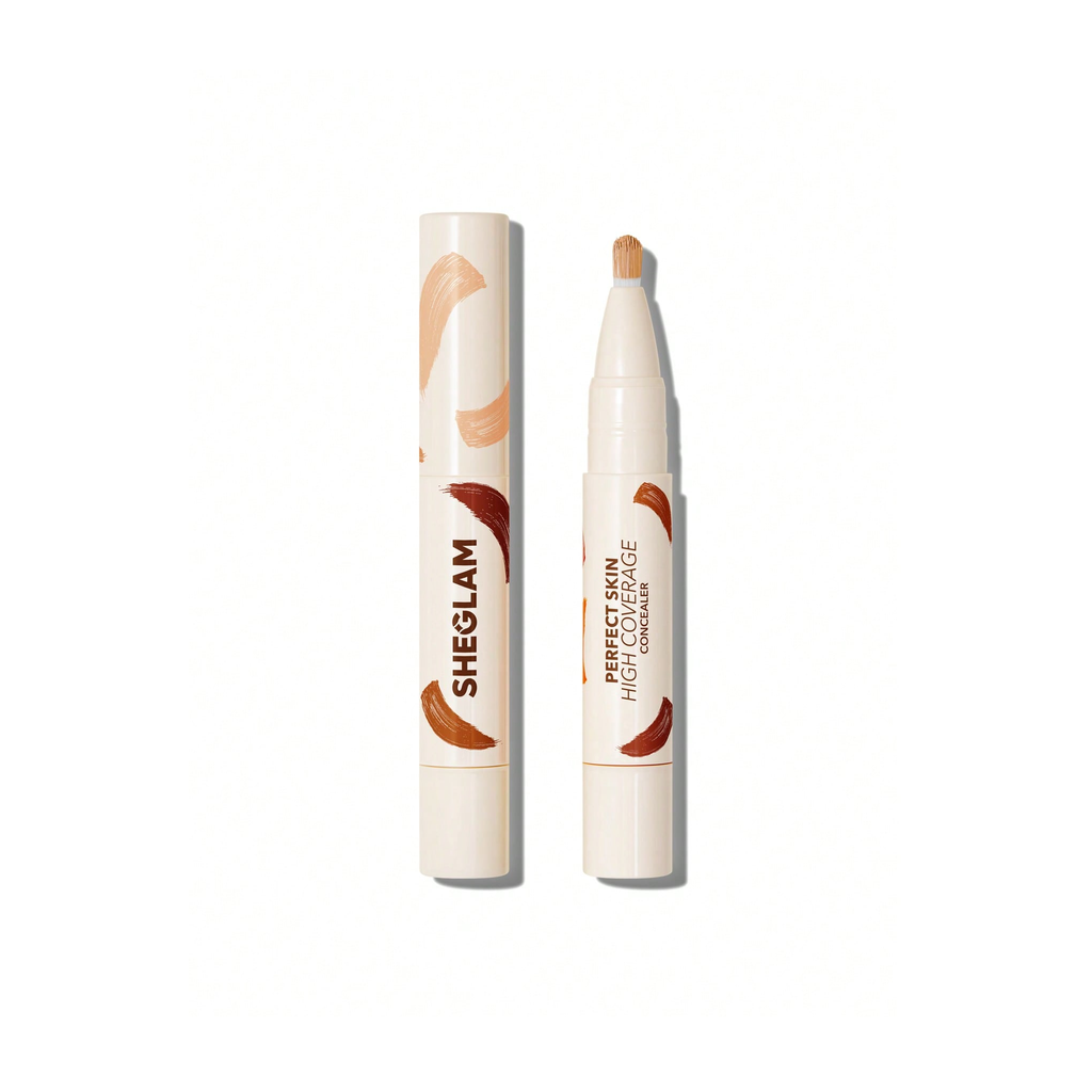 SHEGLAM Perfect Skin High Coverage Concealer in Chantilly shade for full coverage and a natural finish.
