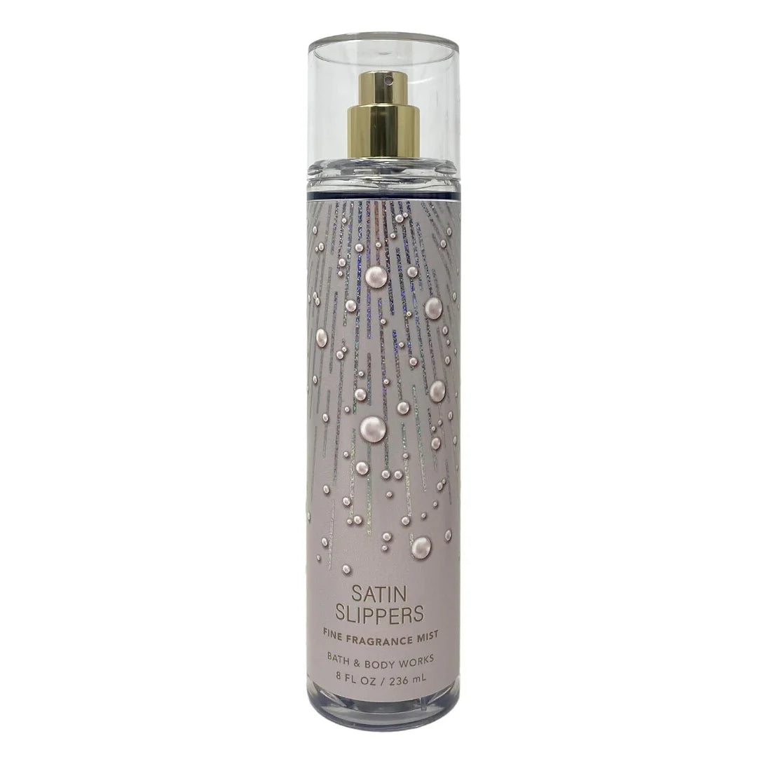 Bath & Body Works Satin Slippers Fine Fragrance Mist – 236ml Packaging