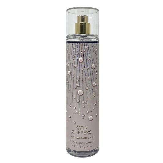 Bath & Body Works Satin Slippers Fine Fragrance Mist – 236ml Packaging