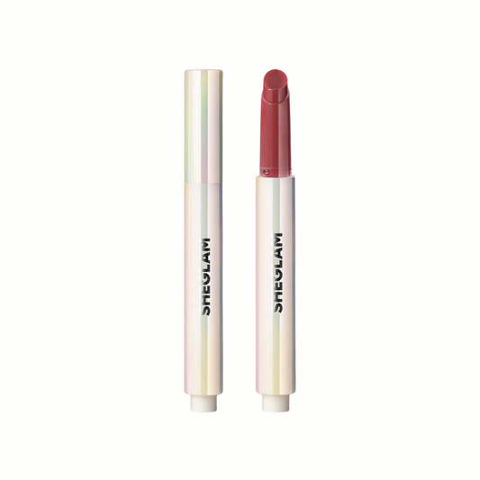 SHEGLAM Pout-Perfect Shine Lip Plumper – First Crush – Pink Romantic Gloss – Non-Sticky Hydrating Formula – 2g – Korean Original
