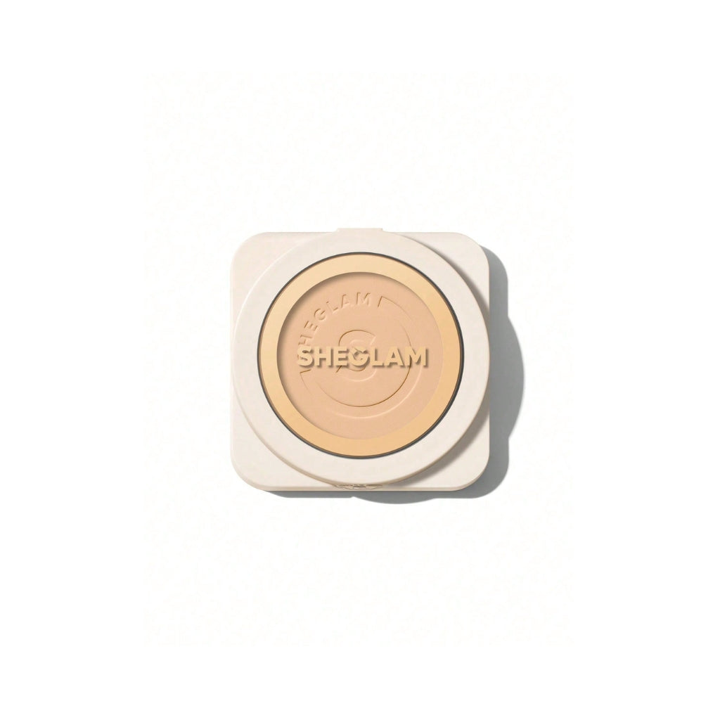 SHEGLAM Skin-Focus High Coverage Powder Foundation Porcelain talc-free oil-control face powder
