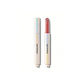 SHEGLAM Pout-Perfect Shimmer Lip Plumper in Pink Flamingo, solid pink glitter lip gloss stick on a clean background.
