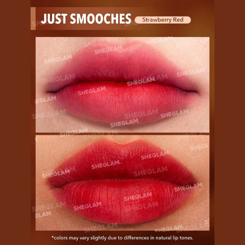 SHEGLAM Soft Haze Lip Blur lip tint in Just Smooches shade with matte blurring finish

