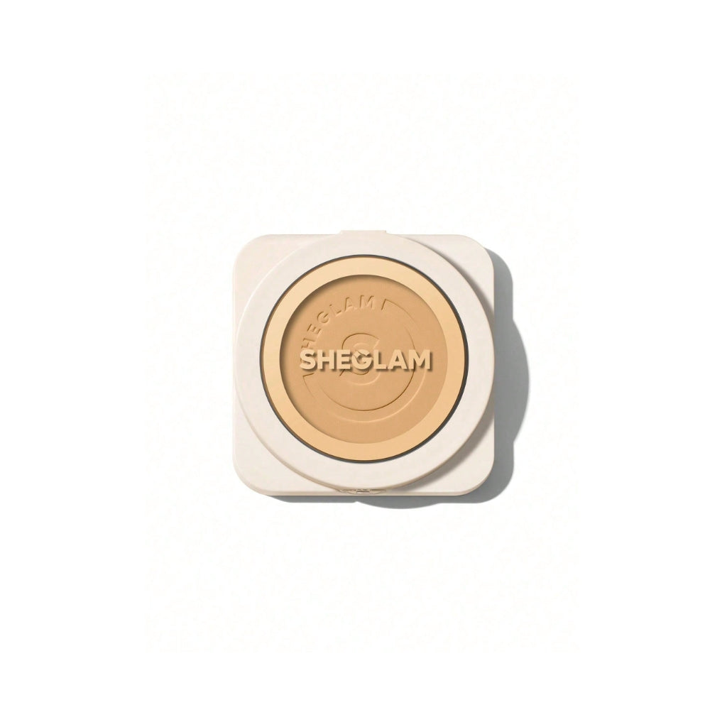 SHEGLAM Skin-Focus High Coverage Powder Foundation Acorn talc-free oil-control face powder
