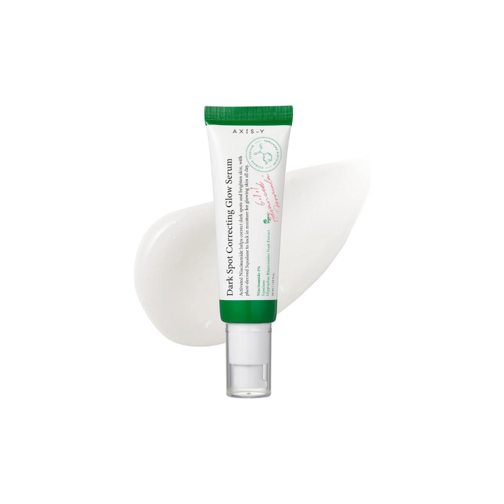 AXIS-Y Dark Spot Correcting Glow Serum 50ml bottle for dark spots and hyperpigmentation
