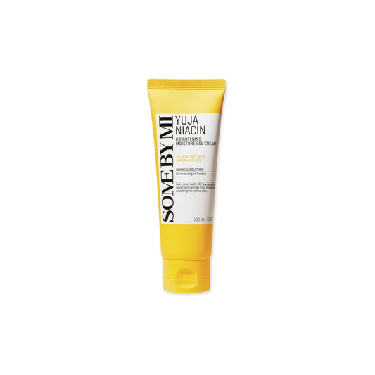 SOME BY MI Yuja Niacinamide Brightening Moisture Gel Cream 100ml jar for dark spots and brightening.
