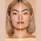 SHEGLAM Skin-Focus High Coverage Powder Foundation Acorn talc-free oil-control face powder

