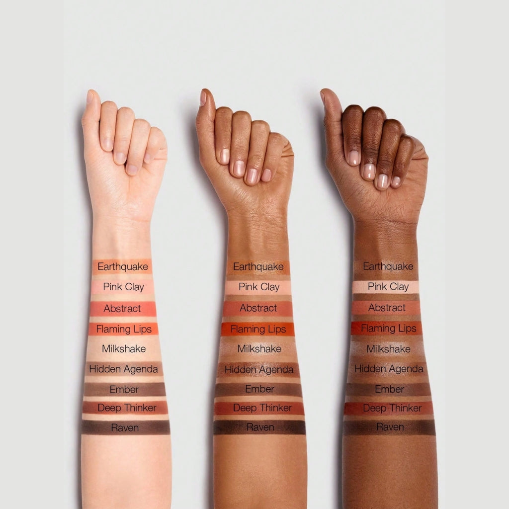 SHEGLAM Lots To Lava Palette with 9 warm orange and brown matte and shimmer eyeshadows.
