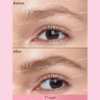 SHEGLAM Brow-Fection Angled Brush & Dip Taupe with angled brush for natural microbladed brows
