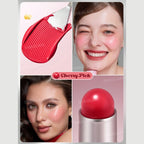 SHEGLAM Buttery Bliss Blush Stick Cherry Pick cream blush with dewy glowing finish

