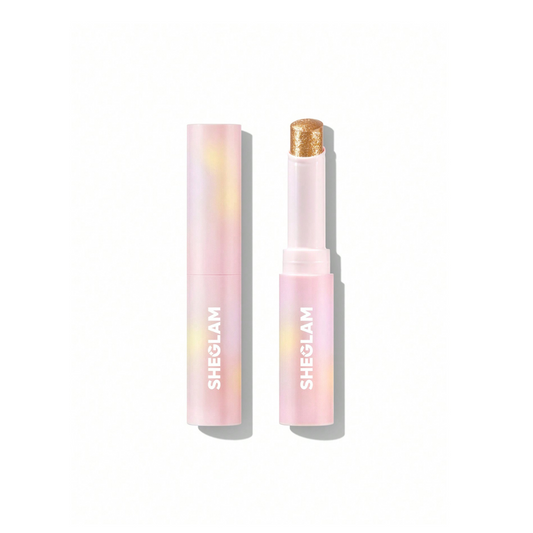 SHEGLAM Crystal Jelly Glaze Stick – Golden Girl – Lightweight glossy lip balm with golden tint – Natural shine for soft, radiant lips
