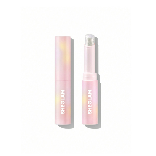 SHEGLAM Crystal Jelly Glaze Stick – Rosy Gem – Rosy-tinted lip balm with glossy finish – Lightweight hydration for naturally glowing lips
