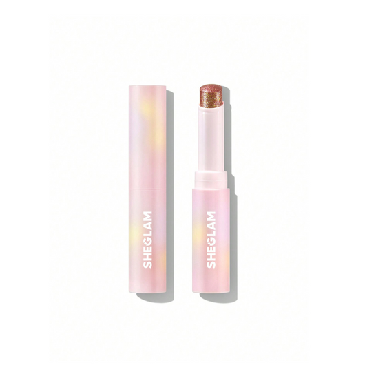 SHEGLAM Crystal Jelly Glaze Stick – Fuchsia Fun – Glossy pink lip tint – Hydrating non-sticky balm with vibrant fuchsia glow
