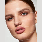 SHEGLAM Glam 101 Lipstick & Liner Duo – Praline Pie, matte nude-brown lipstick and matching lip liner duo on a clean background.
