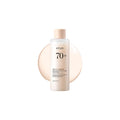 Anua Rice 70 Glow Milky Toner 250ml - Korean milky toner with 71% rice bran water and niacinamide for hydration, glow and oil balance.

