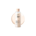 Anua Rice 70 Glow Milky Toner 250ml - Korean milky toner with 71% rice bran water and niacinamide for hydration, glow and oil balance.
