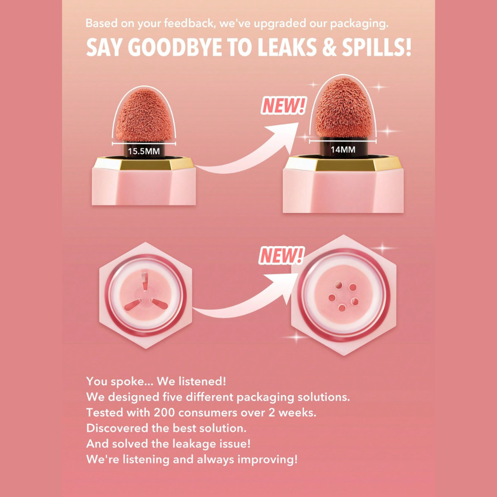 SHEGLAM Color Bloom Liquid Blush – Soft Pink Liquid Cheek Tint – 5.2ml
