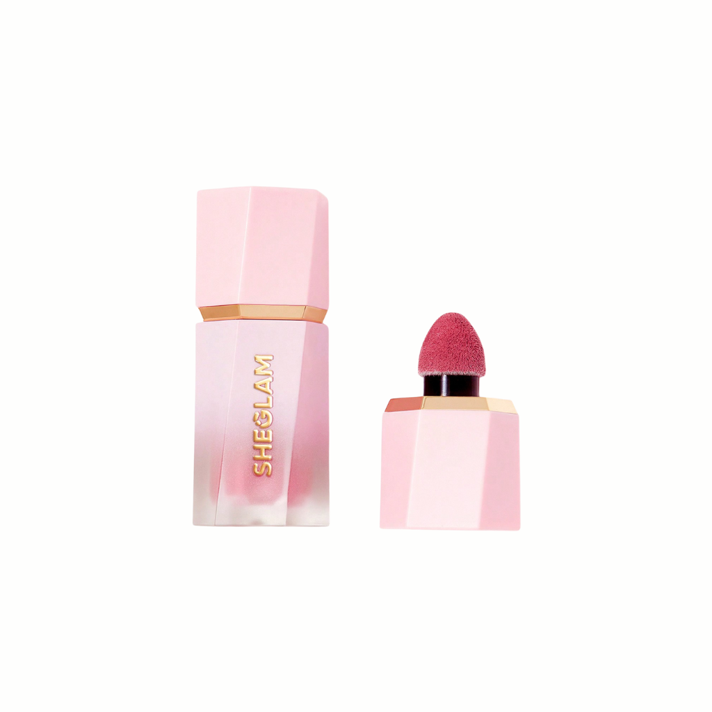 SHEGLAM Color Bloom Liquid Blush – On Point – Dewy Peach Pink Liquid Blush – 5.2ml

