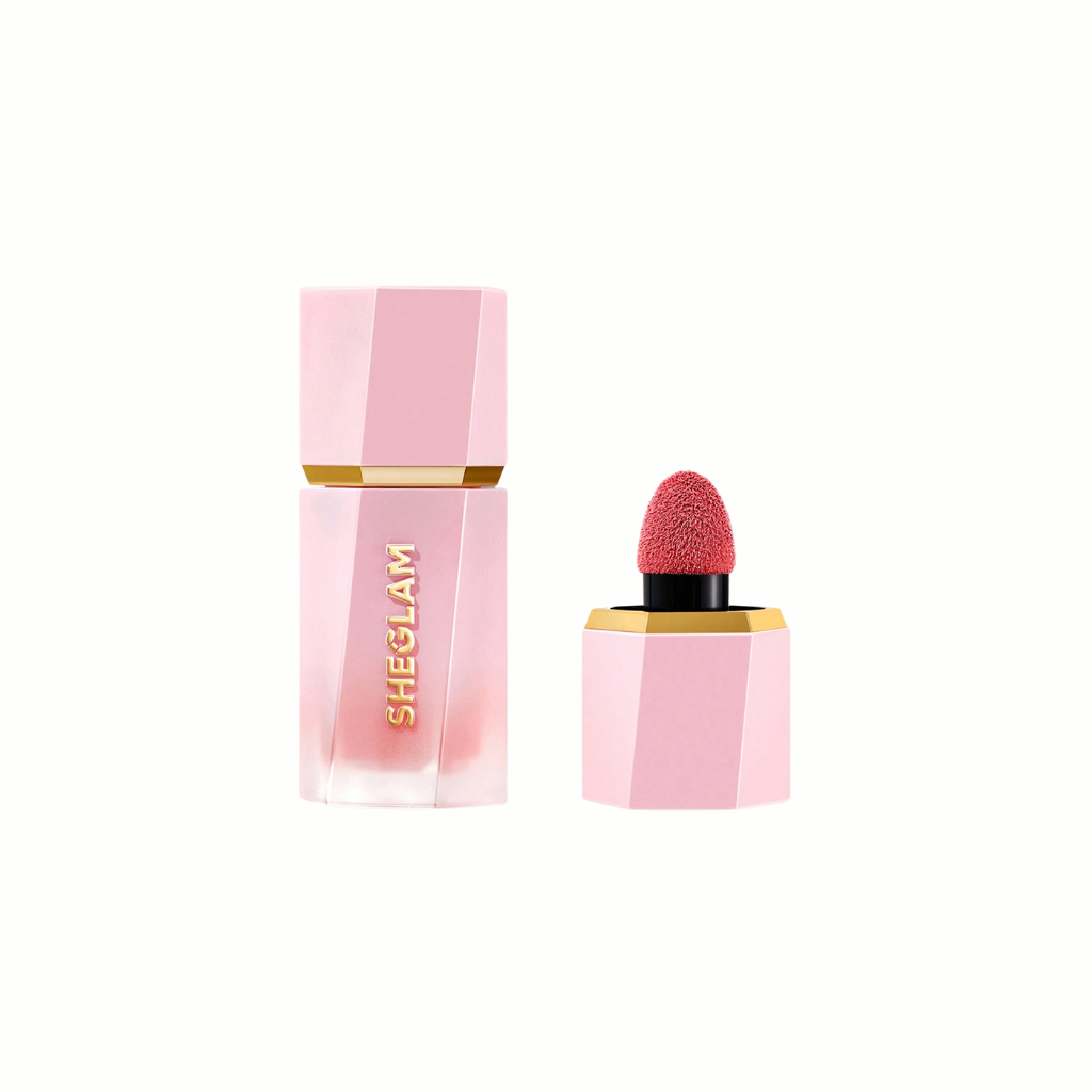 SHEGLAM Color Bloom Liquid Blush – Hot Topic – Bold Pink Red Liquid Blush with Dewy Finish – 5.2ml
