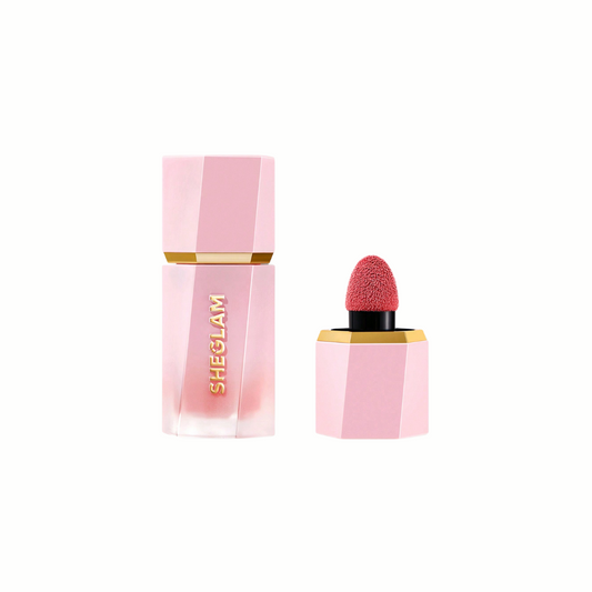 SHEGLAM Color Bloom Liquid Blush – Hot Topic – Bold Pink Red Liquid Blush with Dewy Finish – 5.2ml
