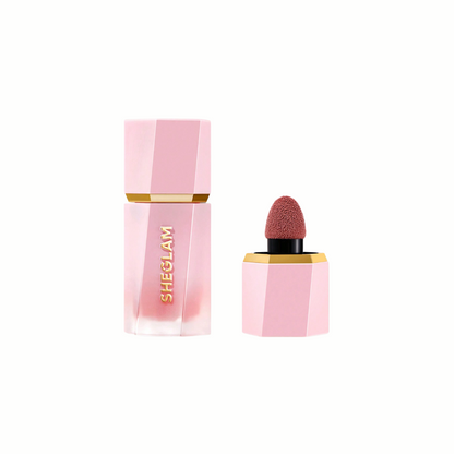 SHEGLAM Color Bloom Liquid Blush – Real Deal – Soft Rose Pink Liquid Blush with Dewy Finish – 5.2ml
