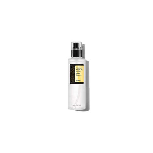 COSRX Advanced Snail 96 Mucin Power Essence 100ml hydrating Korean essence with 96% snail mucin for glow and skin barrier support.
