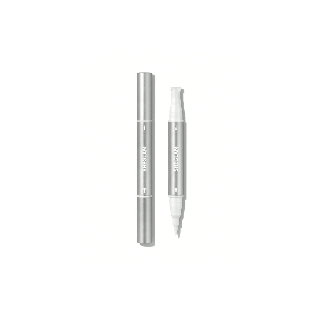 SHEGLAM Wing It Waterproof Liner Duo in White shade for long-lasting waterproof winged and graphic eyeliner looks.
