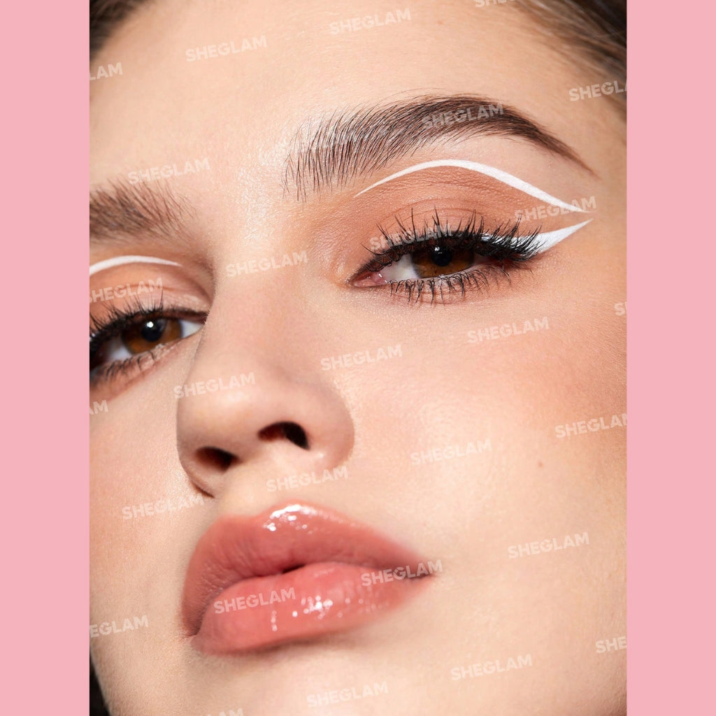 SHEGLAM Wing It Waterproof Liner Duo in White shade for long-lasting waterproof winged and graphic eyeliner looks.
