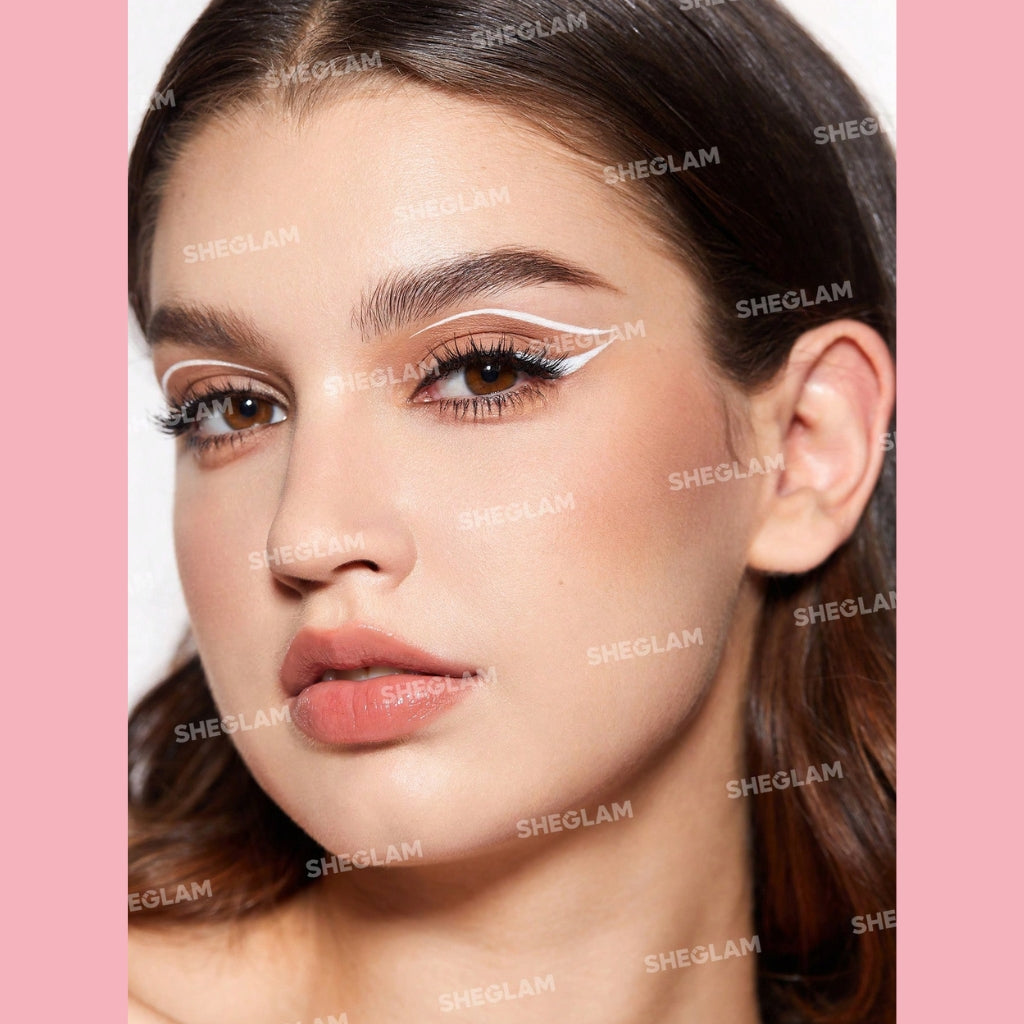 SHEGLAM Wing It Waterproof Liner Duo in White shade for long-lasting waterproof winged and graphic eyeliner looks.
