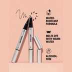 SHEGLAM Wing It Waterproof Liner Duo in Black with wing stamp and precision tip for long-wearing waterproof, smudge-proof eyeliner.
