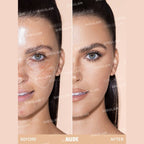 SHEGLAM Perfect Skin High Coverage Concealer in Nude shade, full coverage liquid concealer with brush applicator, product packshot on white background.
