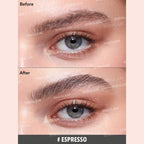 SHEGLAM Hold 'Em Up Tinted Brow Gel in Espresso shade (6g), tinted brow gel with spoolie wand for flexible hold and fuller-looking brows.
