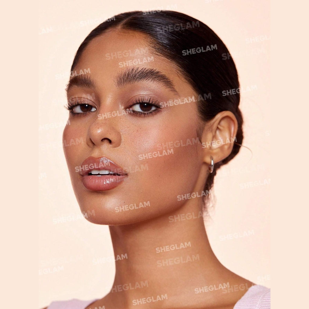 SHEGLAM Hold 'Em Up Tinted Brow Gel in Chocolate shade, tinted brow gel tube with spoolie applicator for shaping and setting brows.
