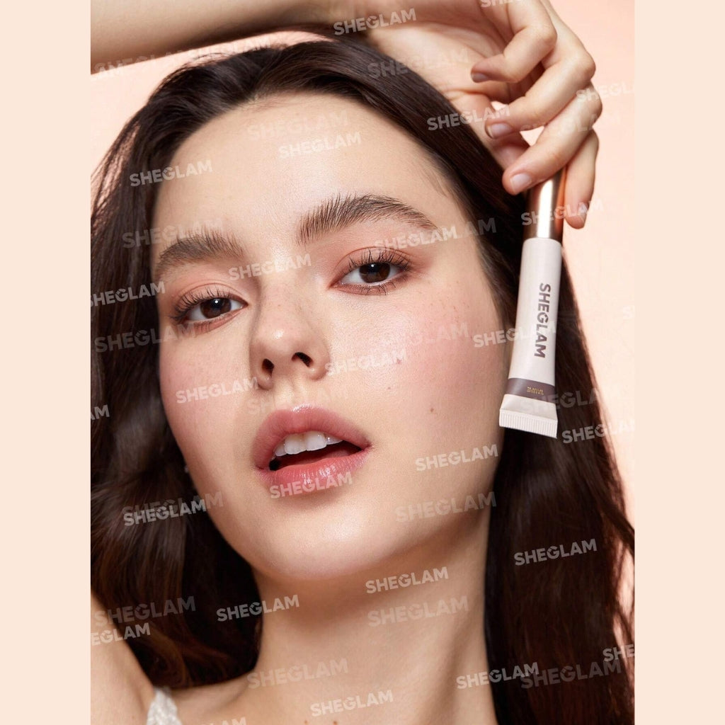 SHEGLAM Hold 'Em Up Tinted Brow Gel in Taupe (6g) - tinted eyebrow gel for natural-looking definition and flexible long-lasting hold
