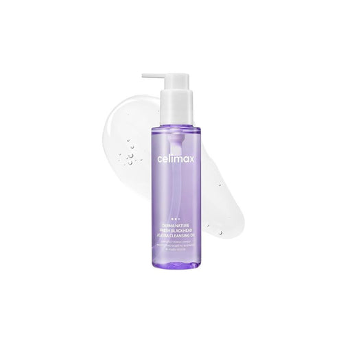 Celimax Derma Nature Fresh Blackhead Jojoba Cleansing Oil 150ml bottle on a clean white background