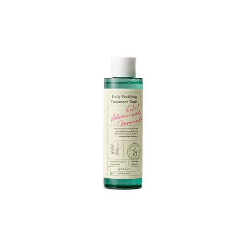 AXIS-Y Daily Purifying Treatment Toner 200ml facial toner bottle packshot on a clean white background